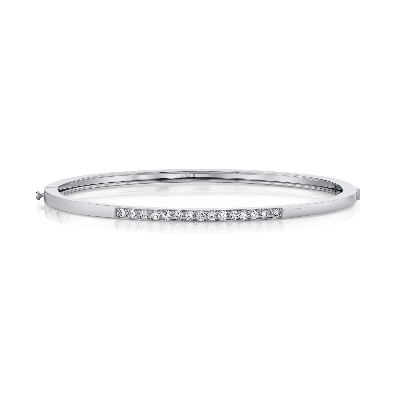 MICHAEL M Bracelets Chroma Gold Extended Pavé Stacking Bracelet