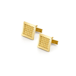 MICHAEL M Cufflinks 14K Yellow Gold Men's Tetra Cuff Links CL103