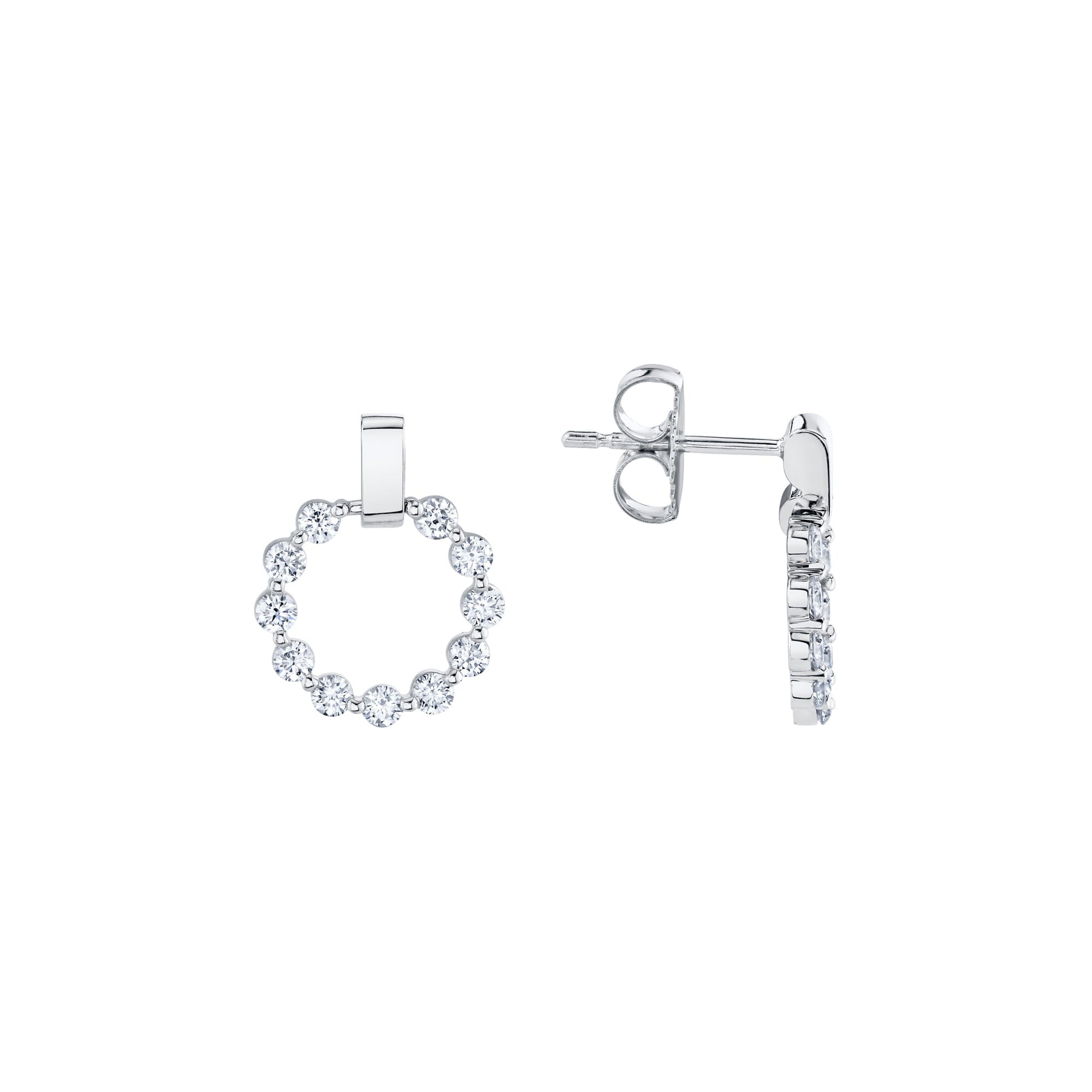 MICHAEL M Earrings Cloud Mini Single Drop Earrings