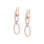 MICHAEL M Earrings Cloud Oval Drop Earrings