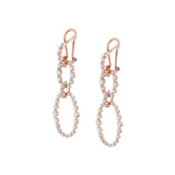 MICHAEL M Earrings Cloud Oval Drop Earrings