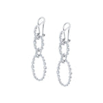 MICHAEL M Earrings Cloud Oval Drop Earrings
