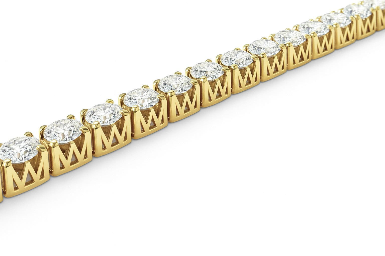 MICHAEL M Earrings Meksian Oval Tennis Bracelet
