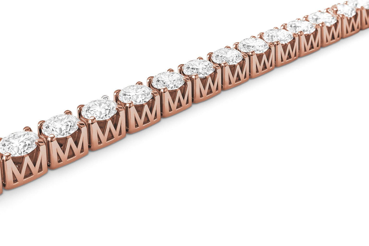 MICHAEL M Earrings Meksian Oval Tennis Bracelet