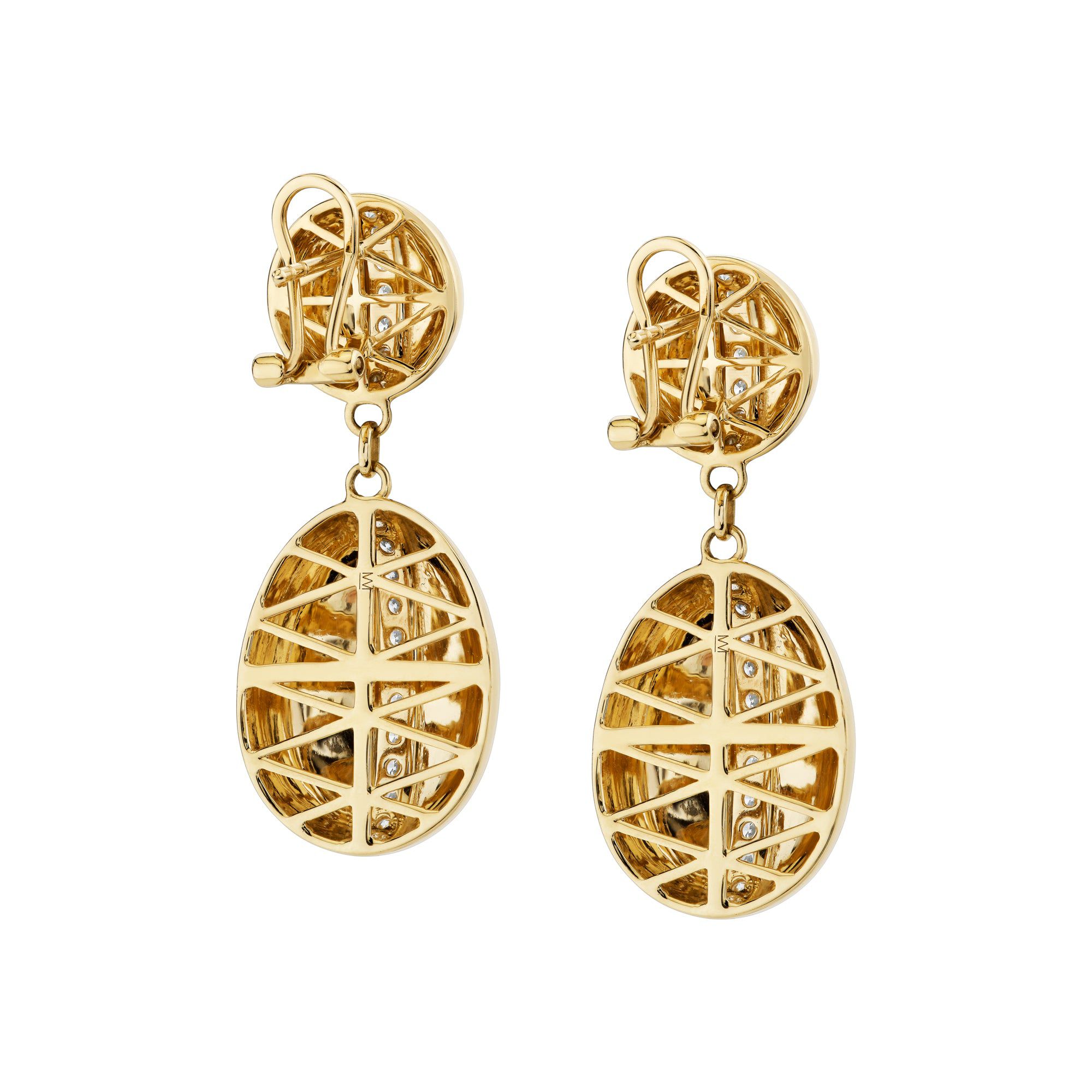 MICHAEL M Earrings Orb Double Drop Earrings