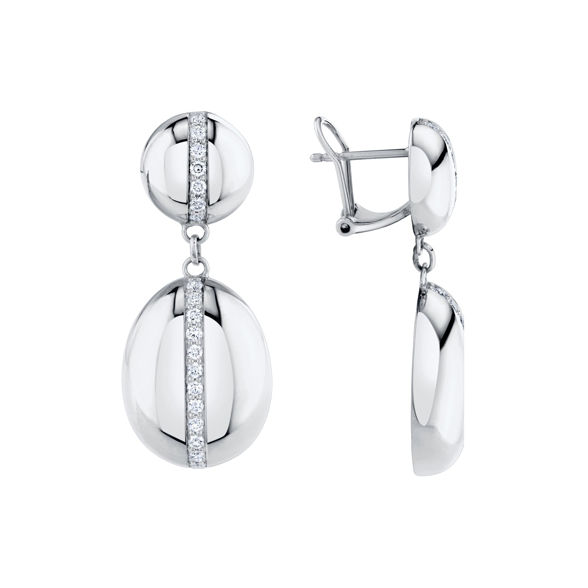 MICHAEL M Earrings Orb Double Drop Earrings