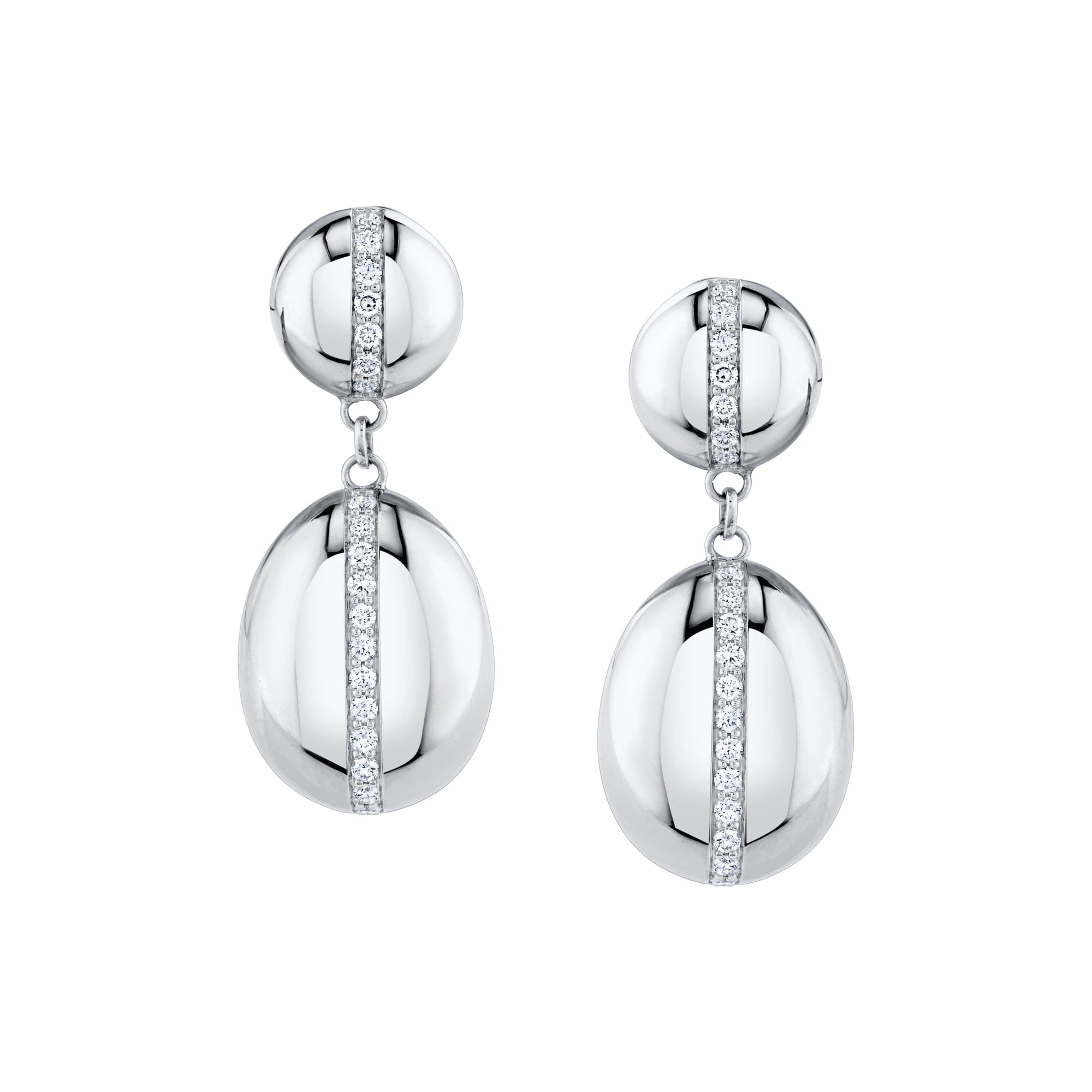 MICHAEL M Earrings Orb Double Drop Earrings