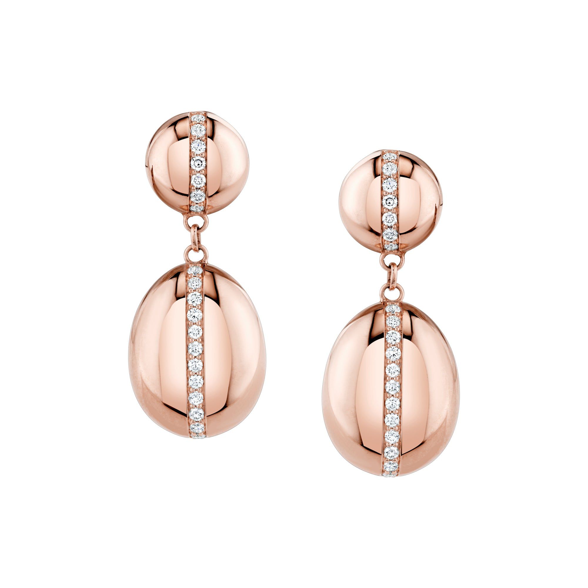 MICHAEL M Earrings Orb Double Drop Earrings