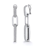 MICHAEL M Earrings Triple Luxe Link Drop Earrings