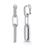 MICHAEL M Earrings Triple Luxe Link Drop Earrings