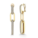 MICHAEL M Earrings Triple Luxe Link Drop Earrings