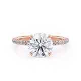 MICHAEL M Engagement Rings 18K Rose Gold Crown R706-1.5 Round R706-1.5RG