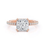 MICHAEL M Engagement Rings 18K Rose Gold Crown R715-2P R715-2PRG