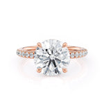 MICHAEL M Engagement Rings 18K Rose Gold Crown R742-3 R742-3RG