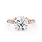 MICHAEL M Engagement Rings 18K Rose Gold Crown R742-3 R742-3RG