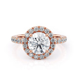 MICHAEL M Engagement Rings 18K Rose Gold Europa R320-1.5 R320-1.5RG