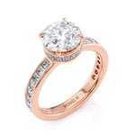 MICHAEL M Engagement Rings 18K Rose Gold Montage R821-2