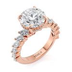 MICHAEL M Engagement Rings 18K Rose Gold Montage R827-3