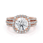 MICHAEL M Engagement Rings 18K Rose Gold Strada R681-1.5 R681-1.5RG