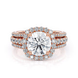 MICHAEL M Engagement Rings 18K Rose Gold Strada R681-1.5 R681-1.5RG