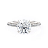 MICHAEL M Engagement Rings 18K White Gold Crown R706-1.5 Round R706-1.5WG