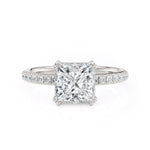 MICHAEL M Engagement Rings 18K White Gold Crown R715-2P R715-2PWG