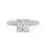 MICHAEL M Engagement Rings 18K White Gold Crown R715-2P R715-2PWG