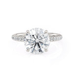 MICHAEL M Engagement Rings 18K White Gold Crown R742-3 R742-3WG