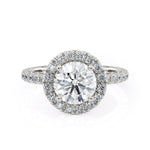 MICHAEL M Engagement Rings 18K White Gold Europa R320-1.5 R320-1.5WG
