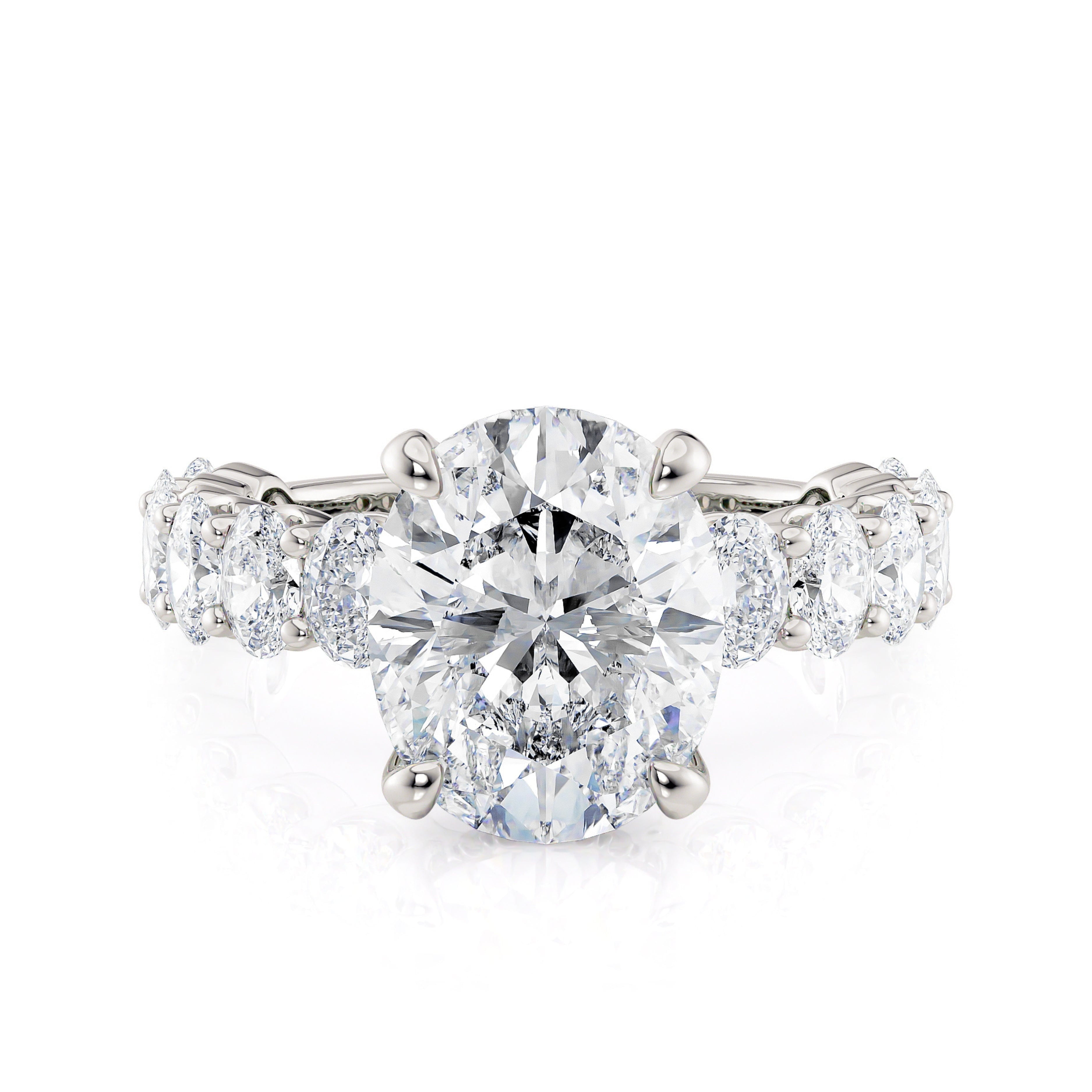 MICHAEL M Engagement Rings 18K White Gold Montage R795-4 R795-4