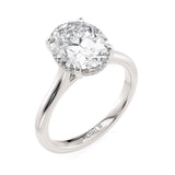 MICHAEL M Engagement Rings 18K White Gold Montage R826-3-OV