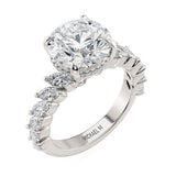 MICHAEL M Engagement Rings 18K White Gold Montage R827-3