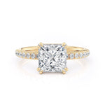 MICHAEL M Engagement Rings 18K Yellow Gold Crown R715-2P R715-2PYG