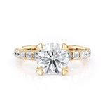 MICHAEL M Engagement Rings 18K Yellow Gold Crown R716-2 R716-2YG