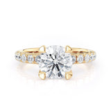 MICHAEL M Engagement Rings 18K Yellow Gold Crown R716-2 R716-2YG