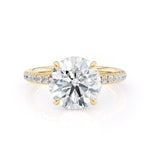 MICHAEL M Engagement Rings 18K Yellow Gold Crown R742-3 R742-3YG