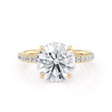 MICHAEL M Engagement Rings 18K Yellow Gold Crown R742-3 R742-3YG