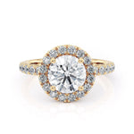 MICHAEL M Engagement Rings 18K Yellow Gold Europa R320-1.5 R320-1.5YG