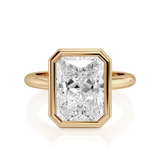 MICHAEL M Engagement Rings 18K Yellow Gold Solitaire R838-3 Radiant R838-3-RA-YG