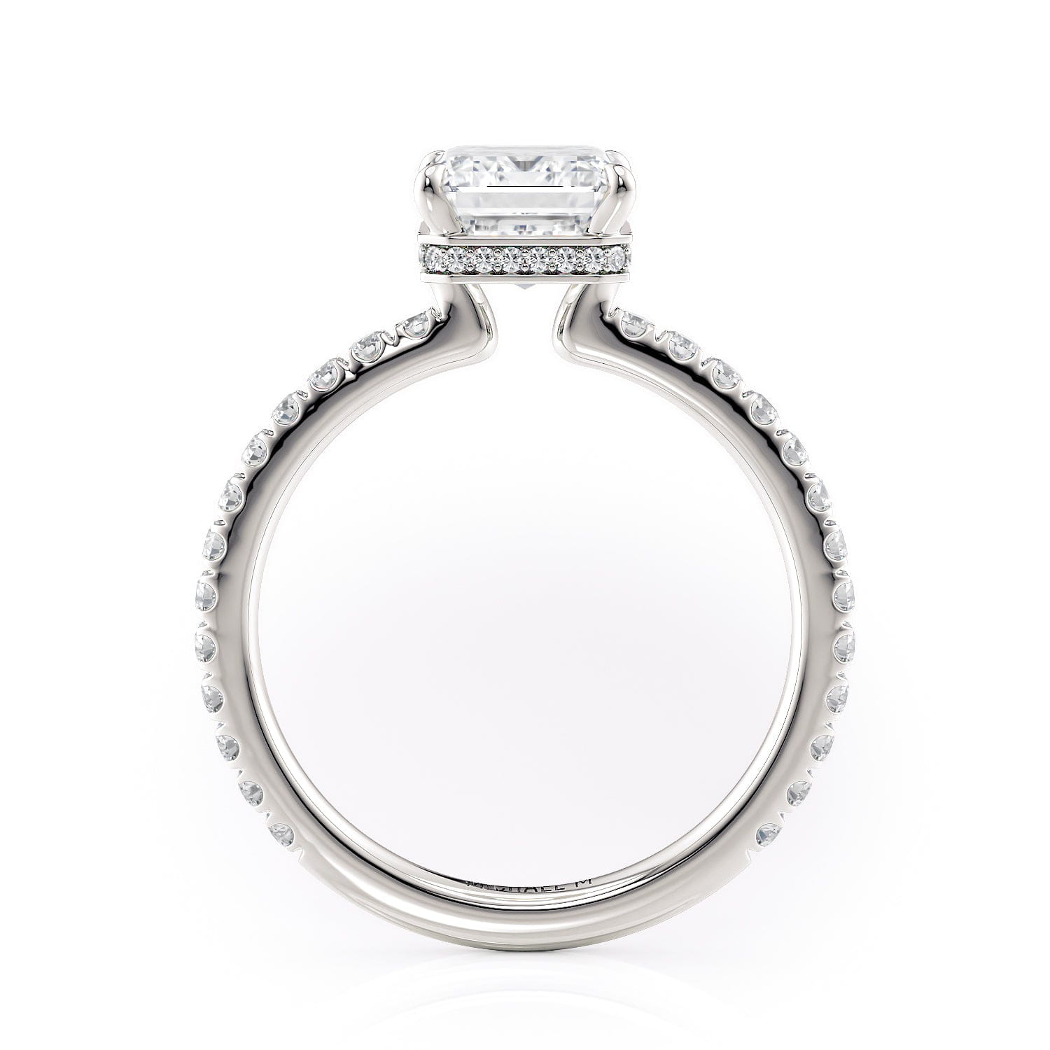 MICHAEL M Engagement Rings CROWN R715-2 Emerald