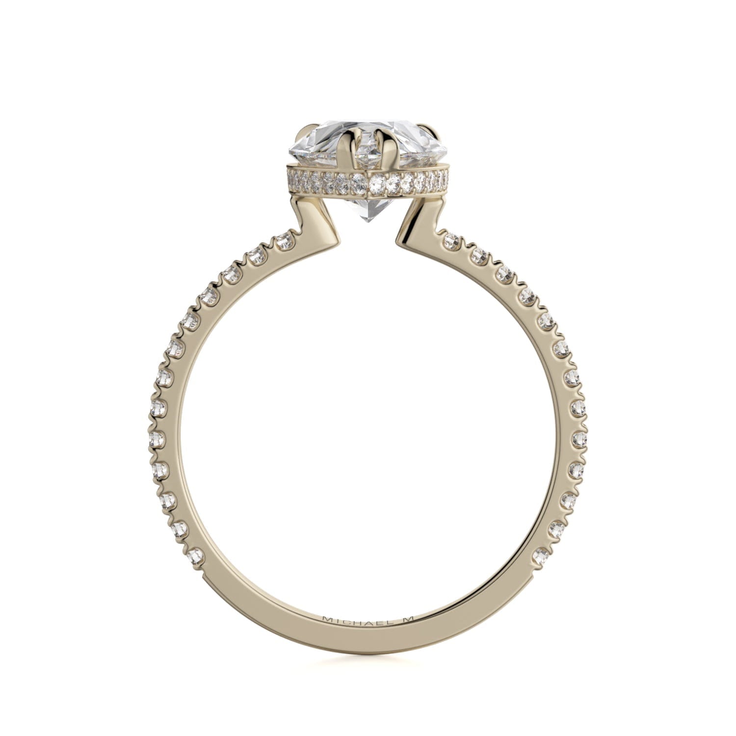 MICHAEL M Engagement Rings Crown R715-2PR