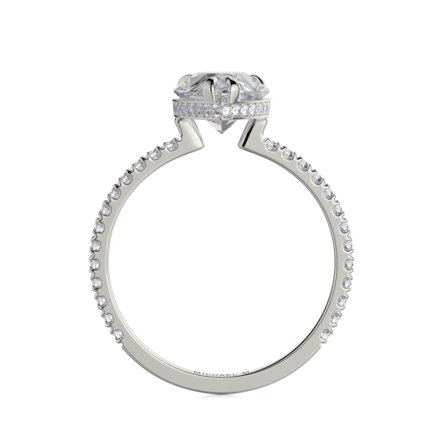 MICHAEL M Engagement Rings Crown R715-2PR