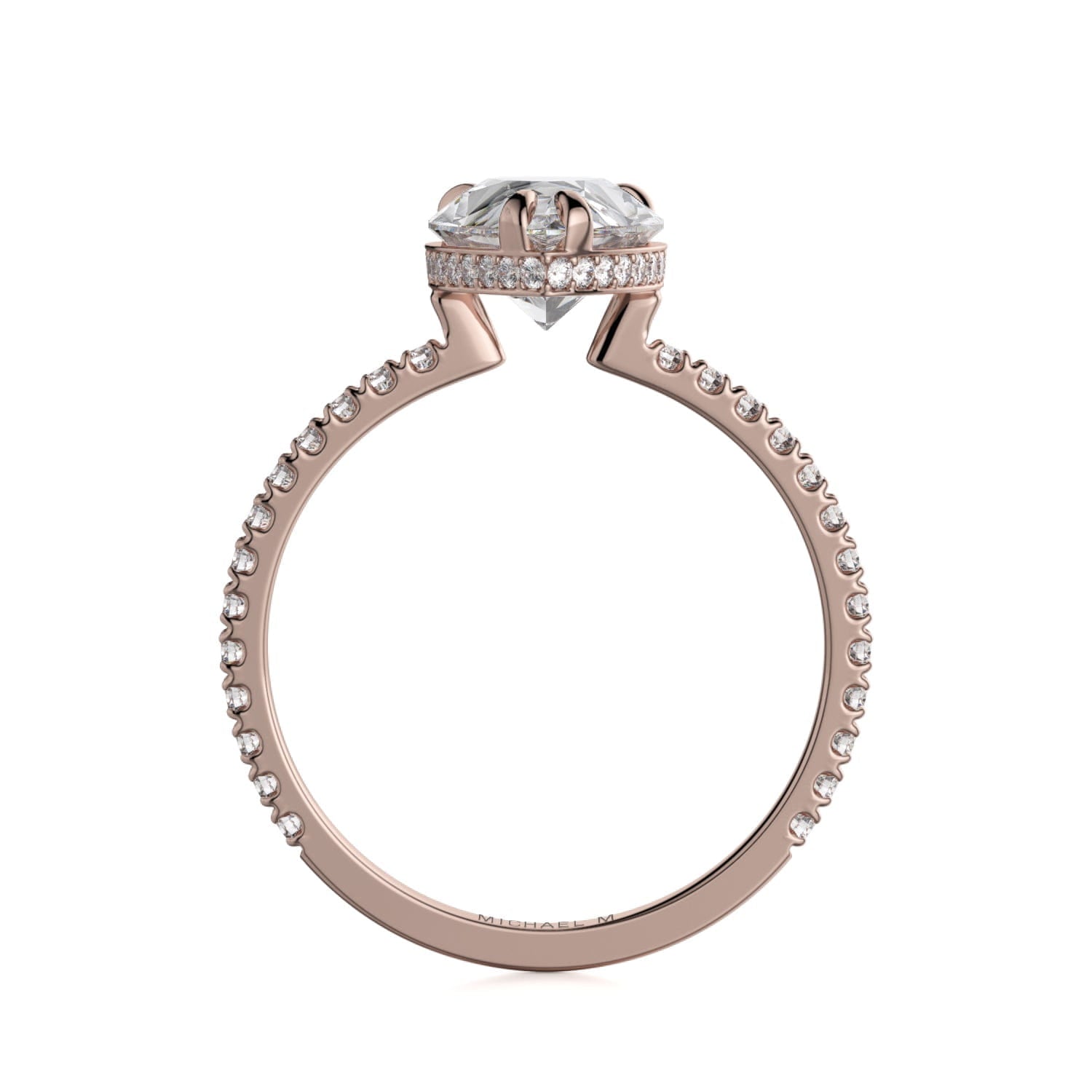 MICHAEL M Engagement Rings Crown R715-2PR