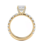 MICHAEL M Engagement Rings Crown R731-2 Emerald