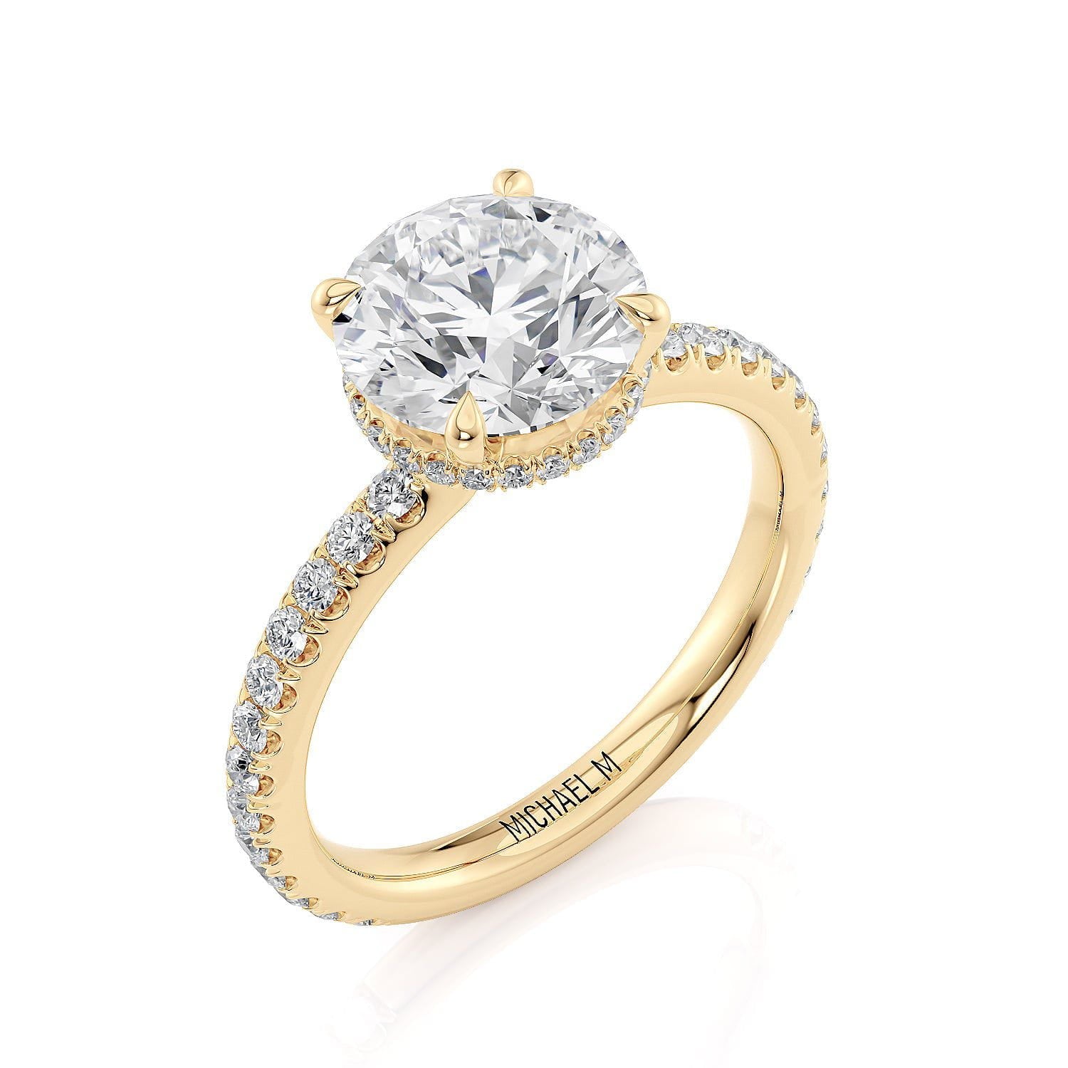MICHAEL M Engagement Rings Crown R742-2