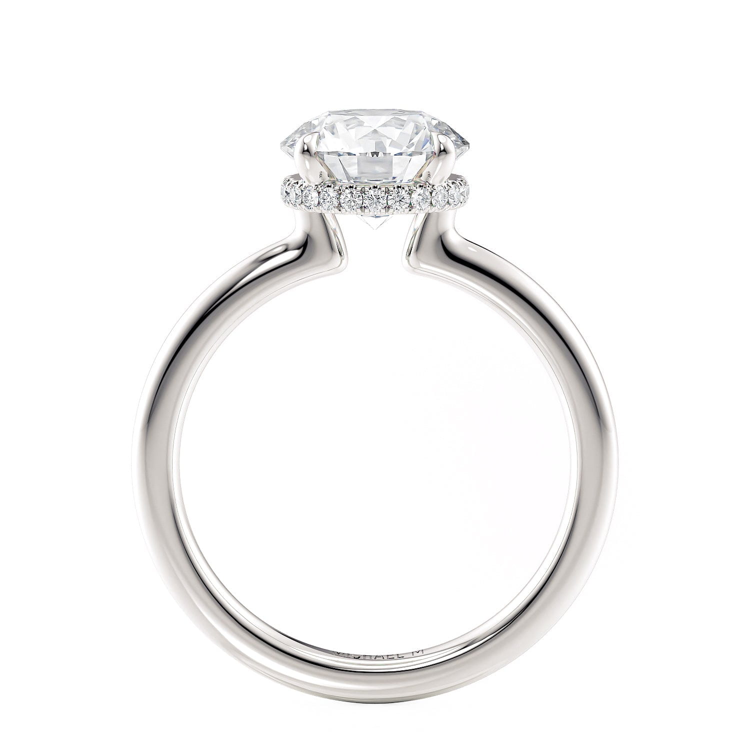 MICHAEL M Engagement Rings CROWN R750-2 Round-Cut Diamond Solitaire