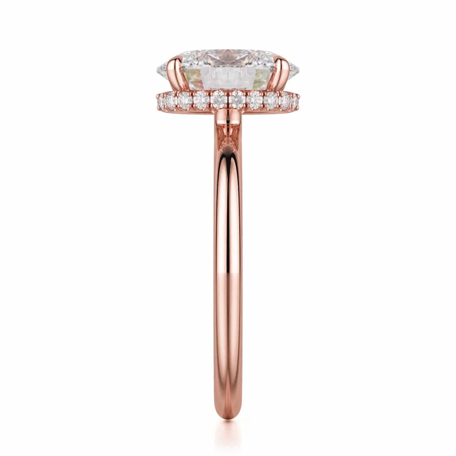 MICHAEL M Engagement Rings Crown R750-3 Oval