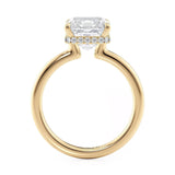 MICHAEL M Engagement Rings CROWN R750-3EM Emerald-Cut Diamond Solitaire