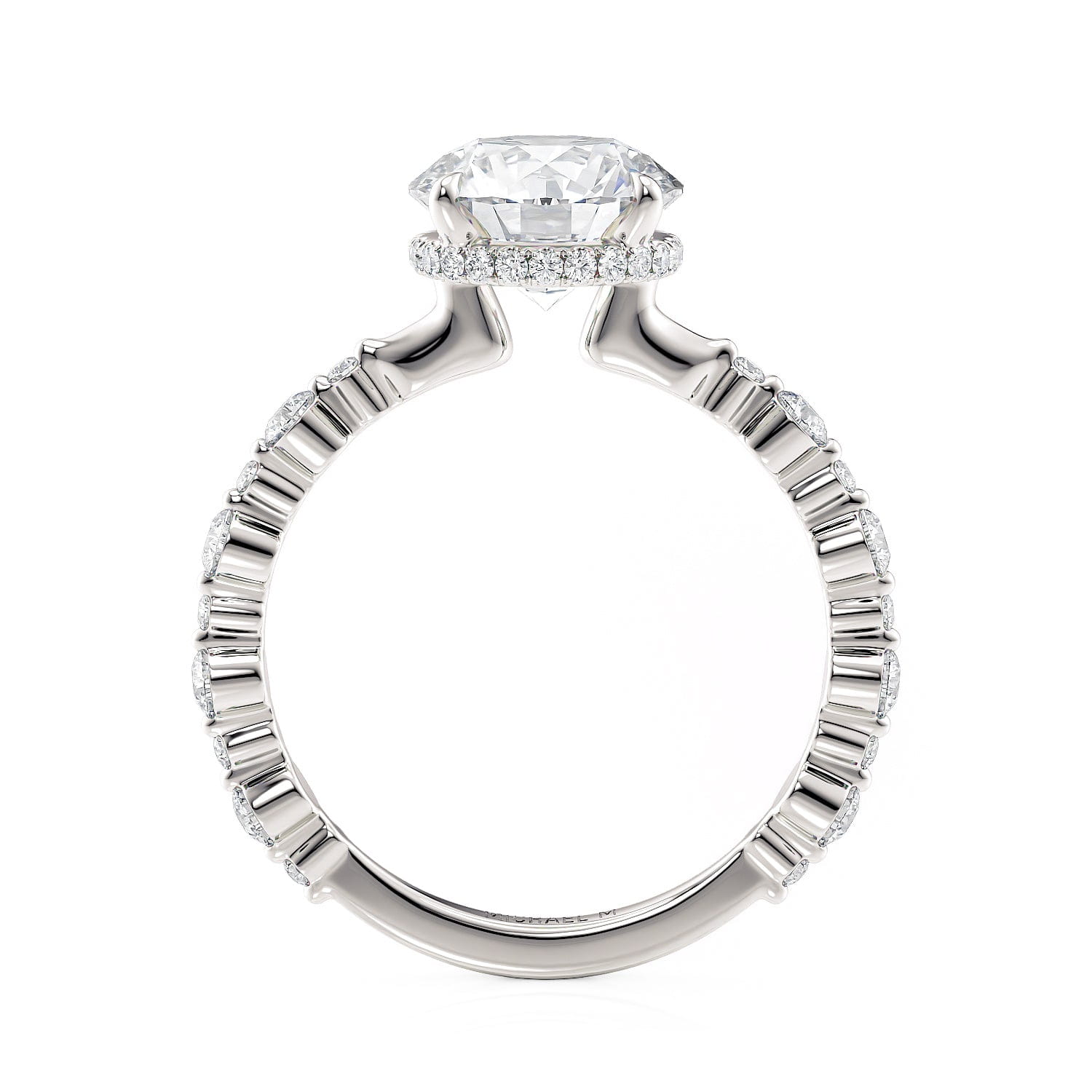 MICHAEL M Engagement Rings Crown R803-2