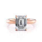 MICHAEL M Engagement Rings Crown R812-3 Emerald